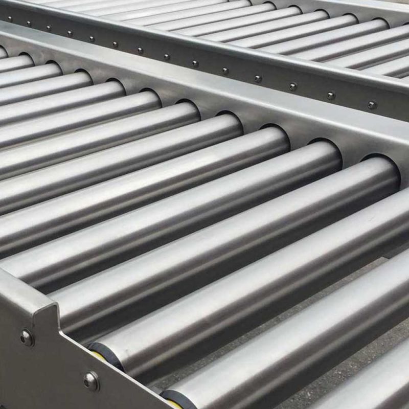 Stainless Steel Conveyor Rollers Packing Tables By Spaceguard